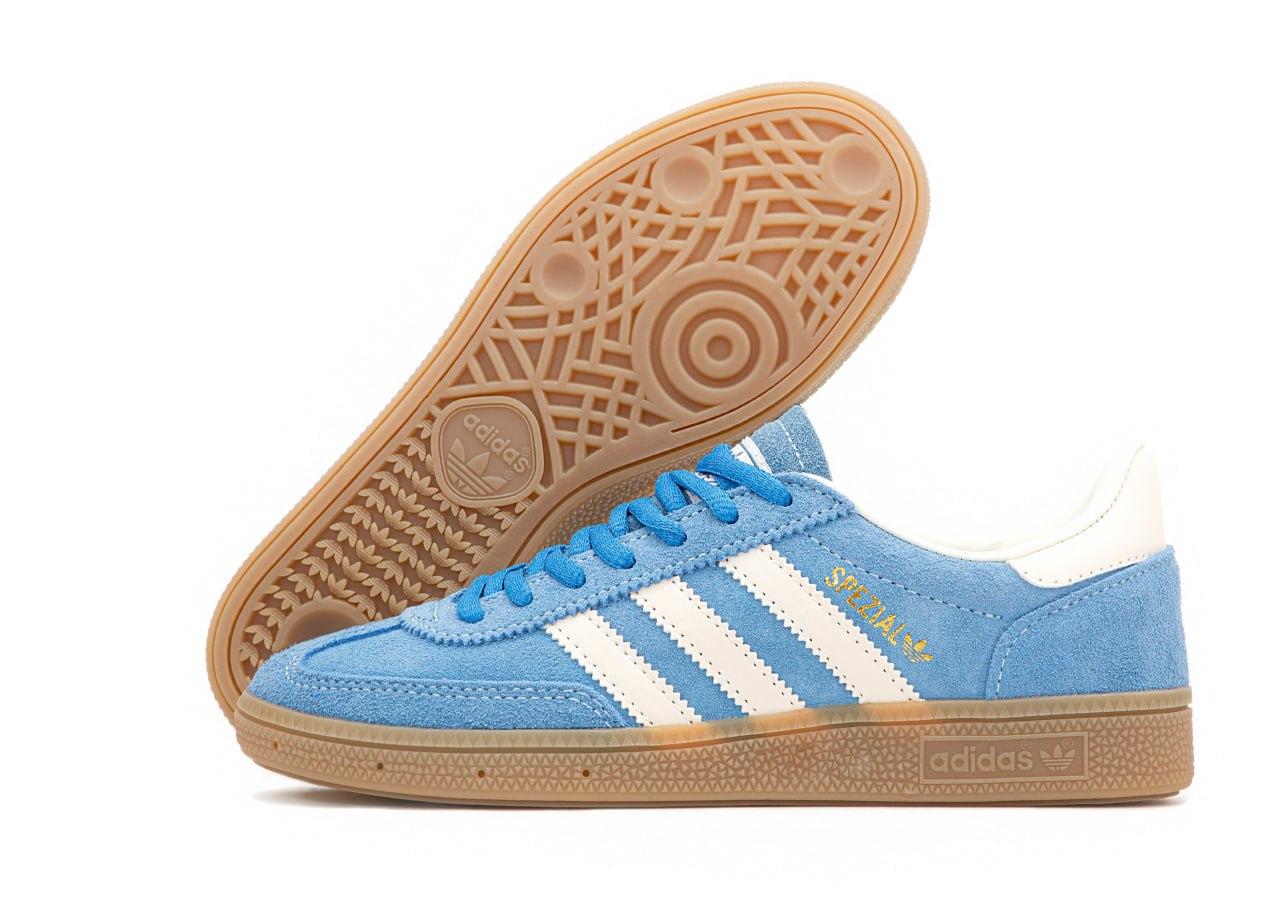 Adidas Spezial Blue White Gum Жіночі Адидас Special сині кроссовки