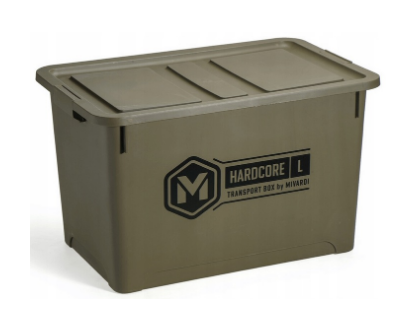 Ящик для транспортування  Mivardi  L з кришкою 60 x 40 x 35,5 см  66л рибальський ящик для зберігання, фото 1