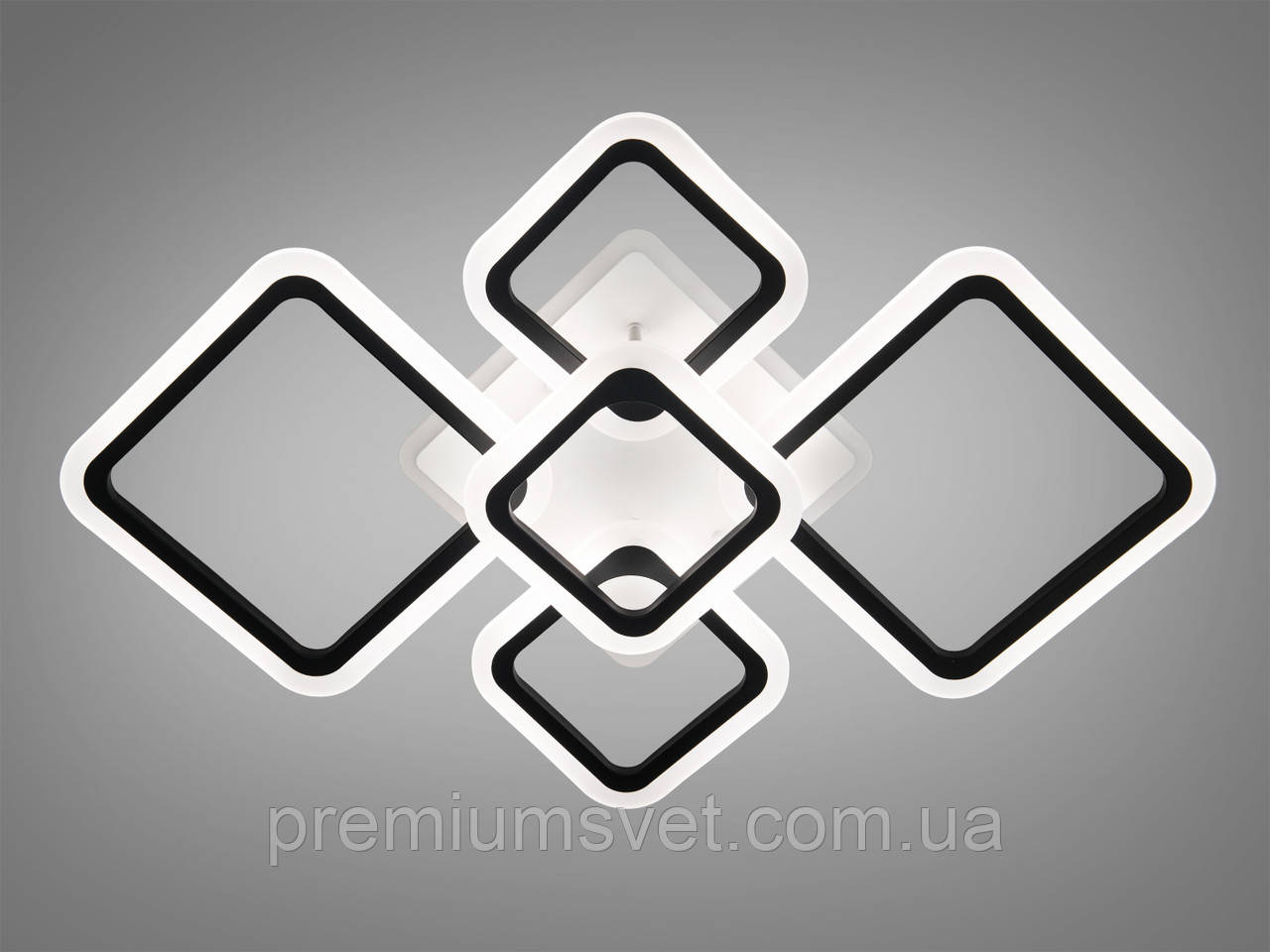 Люстра стельова світлодіодна   A8160/2+3 BK LED 3color dimmer