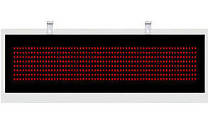 Виносне табло YHL -5R (125мм) БІЖУЧИЙ РЯДОК, метал/настінного виконання