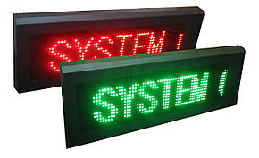 Виносне табло YHL -7R (160мм) БІЖУЧИЙ РЯДОК, метал/настінного виконання