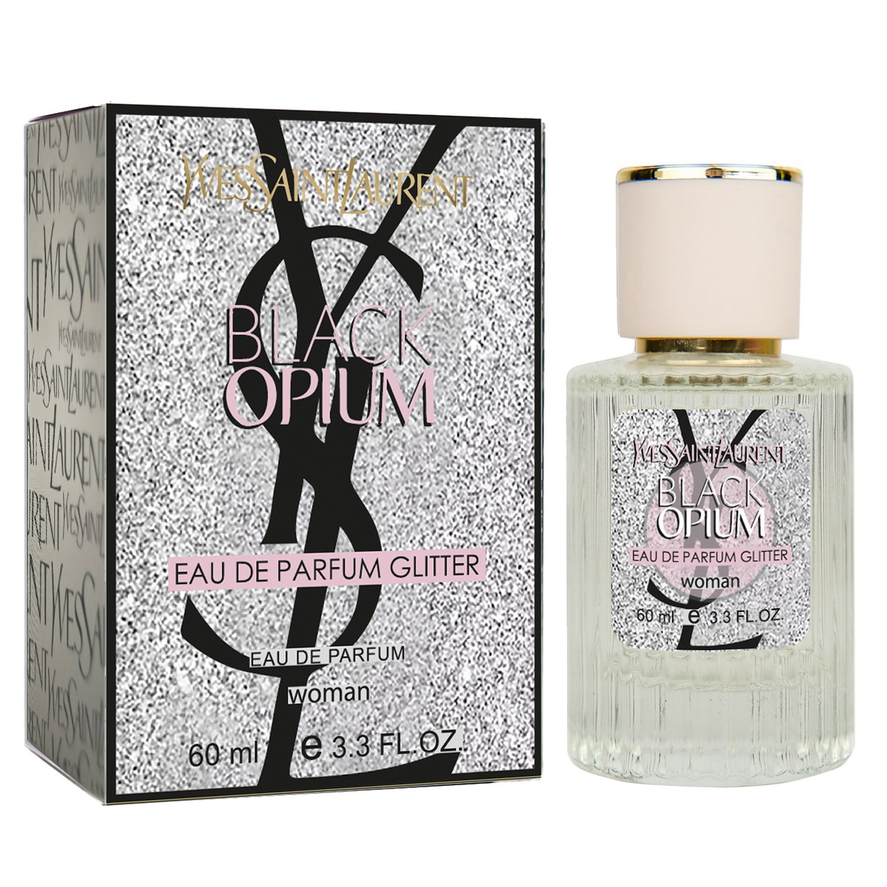 Парфуми жіночі Yves Saint Laurent Black Opium Glitter 60 мл (УПОКУВАННЯ 18 ШТ)