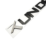 Емблема напис Tundra для Toyota хром 480х55мм пластик (на скотчі), фото 2