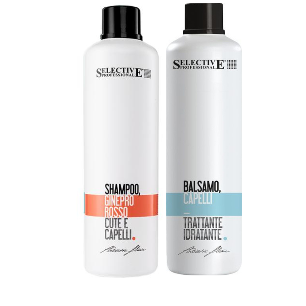 Набір для волосся ARTISTIC FLAIR: Шампунь "Червоний ялівець" 1000 мл + Бальзам-кондиціонер 1000 мл