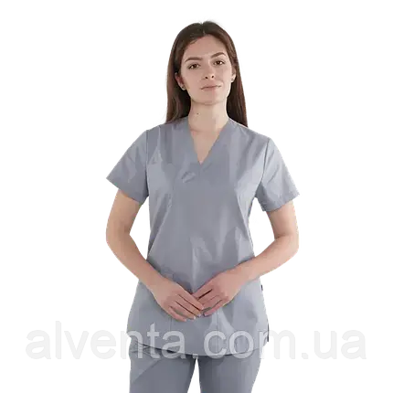 Медична тонка куртка Гарвард, Світло-сірий (легка тканина), фото 1