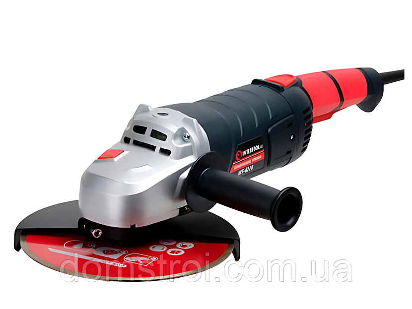 Шліфмашина кутова болгарка 230мм 2400Вт INTERTOOL STORM WT-0228