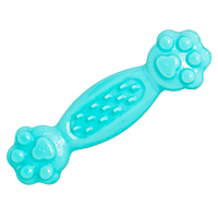 Іграшка для собак Гризунок-лапка двостороння 14*4*2,5 см в асорт., гумова лапка для собак