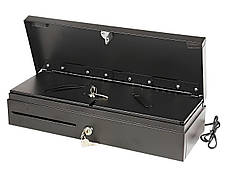 Б/В Грошовий ящик HPC System HPC 460 FT - касовий ящик для купюр, монет і чеків з відділеннями і замком, висувний металевий лоток, фото 3