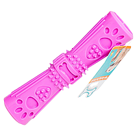 Іграшка для собак Гризунок-трубка каучук 18*4,5 см в асорт., гризунок для собак, іграшка для собак