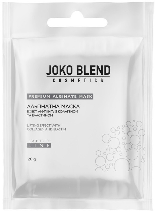 Альгінатна маска з ефектом ліфтингу з колагеном та еластином Joko Blend, 20 г (4823109401914)