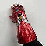 Світлова рукавиця Залізної людини 30 см — дитяча рукавичка Iron Man з фільму «Месники: Завершення», фото 4