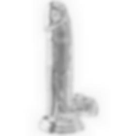 Фалоімітатор Get Real Clear Dildo 7 inch, 18 см