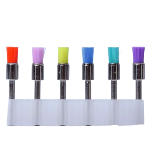 Щіточка полірувальна суцільна м'яка, жовта