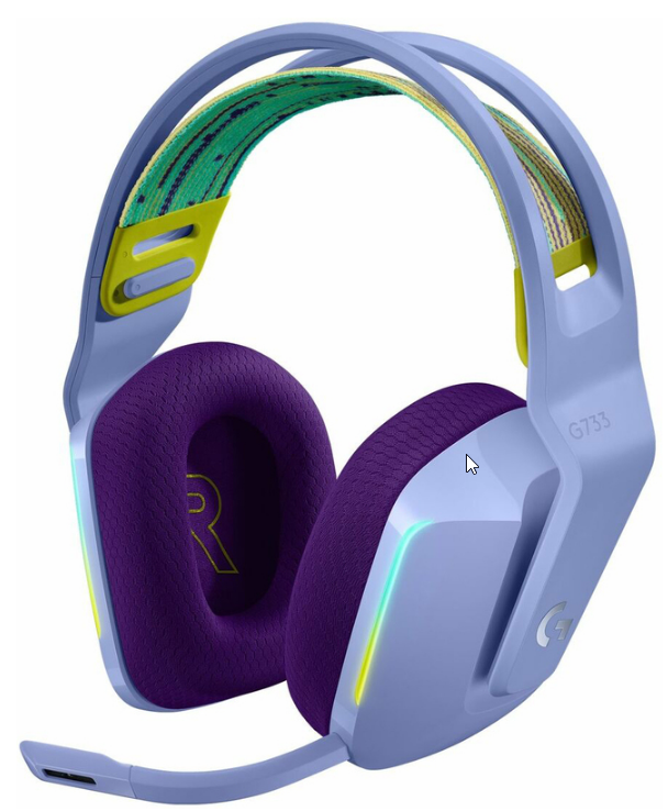 Гарнітура Logitech G733 Lightspeed Wireless RGB, LILAC (6617183)
