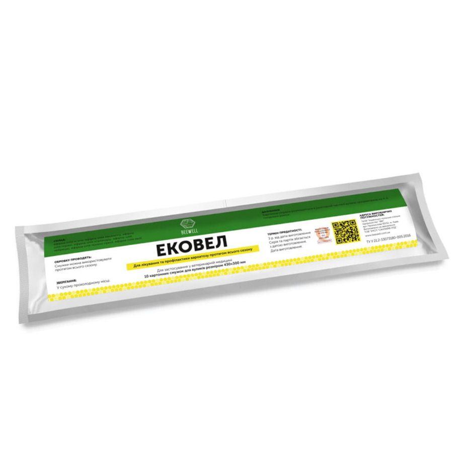 Смужки проти кліщів Varroa Ековел 10 шт.