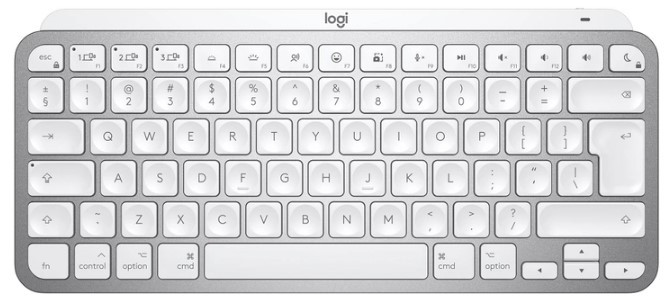 Клавіатура Logitech MX Keys Mini For Mac Wireless Illuminated Pale Grey (6772198)