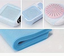 Одноразові захисні серветки-фільтри для манікюрних витяжок (100 шт.)