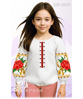 Пошита сорочка на дівчинку TM КРАЛЯ, габардин 1031-0209