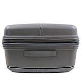 Валіза велика L поліпропілен чорна 78х54х32+5/129л/4.9кг/Airtex 648, фото 6