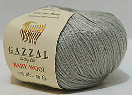 Нитки пряжа для в'язання Baby wool Gazzal Бебі вул Газзал №817