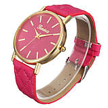 Стильні модні жіночі годинники Geneva Classic, 8 кольорів, фото 7