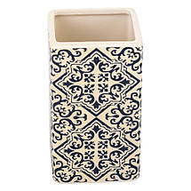 Набір для ванної кераміки 9190-003 білий із візерунком, фото 3