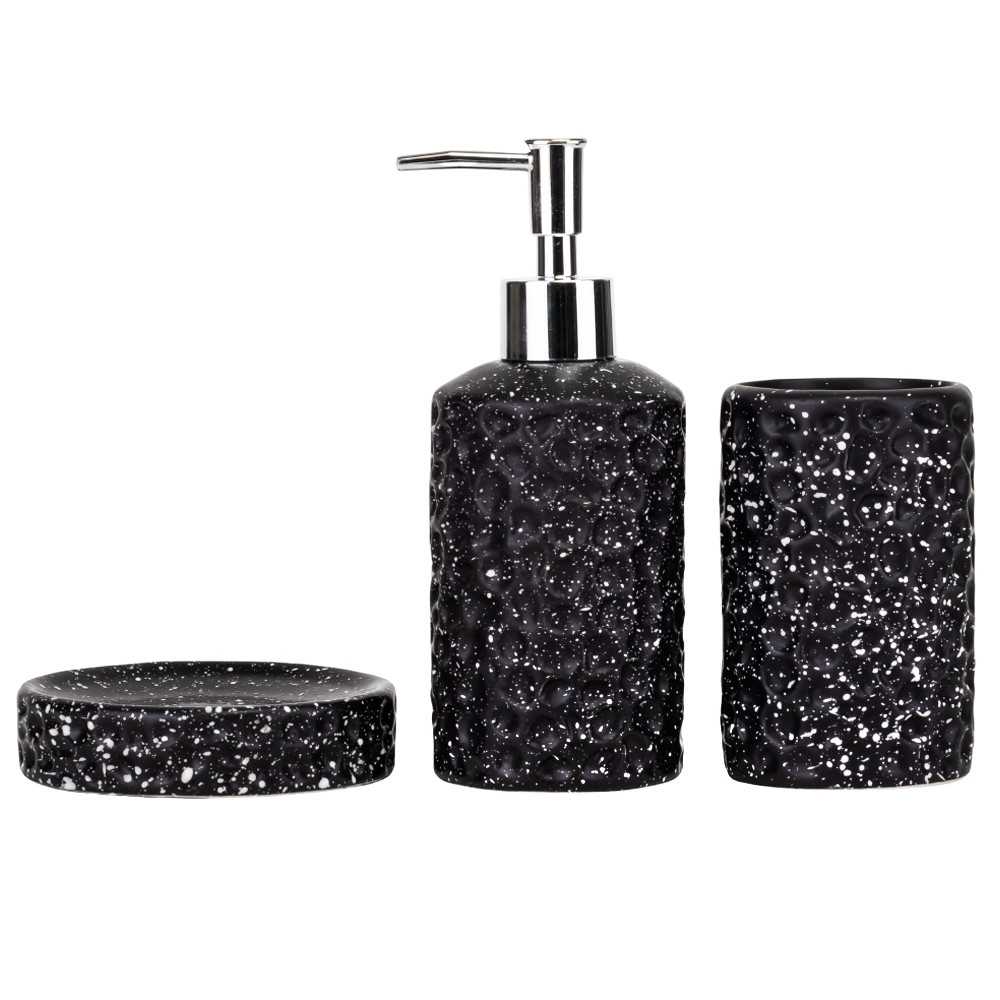 Набір для ванної кімнати кераміка 9190-004 чорний