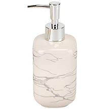 Набір для ванної кімнати 4 предмети кераміка 9190-006 білий, фото 3