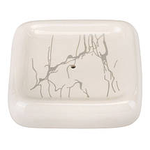 Набір для ванної кімнати 4 предмети кераміка 9190-006 білий, фото 5