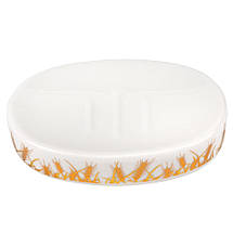 Набір для ванної кімнати 4 предмети Золотий колосок кераміка 9190-016 білий, фото 2