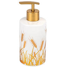 Набір для ванної кімнати 4 предмети Золотий колосок кераміка 9190-016 білий, фото 3