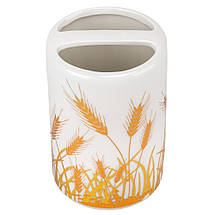 Набір для ванної кімнати 4 предмети Золотий колосок кераміка 9190-016 білий, фото 5