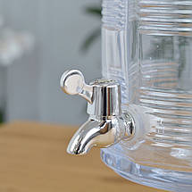 Лимонадниця для напоїв скляна з краном 4,5 л 38х20 см 9228-003, фото 5