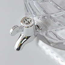 Лимонадниця для напоїв скляна з краном 4,5 л 38х20 см 9228-001, фото 4