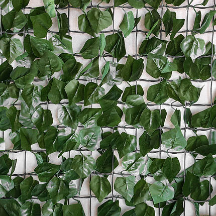 Декоративне модульне покриття зі штучного листя 100х300 см 2017-002, фото 1