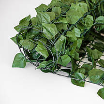 Декоративне модульне покриття зі штучного листя 100х300 см 2017-002, фото 4