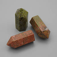 Сувенірний олівець натуральний камінь Геліотроп d-36х16мм (ціна за 1 шт.)