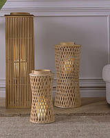 Ліхтар MACTAN з бамбукового дерева 38 см натуральний