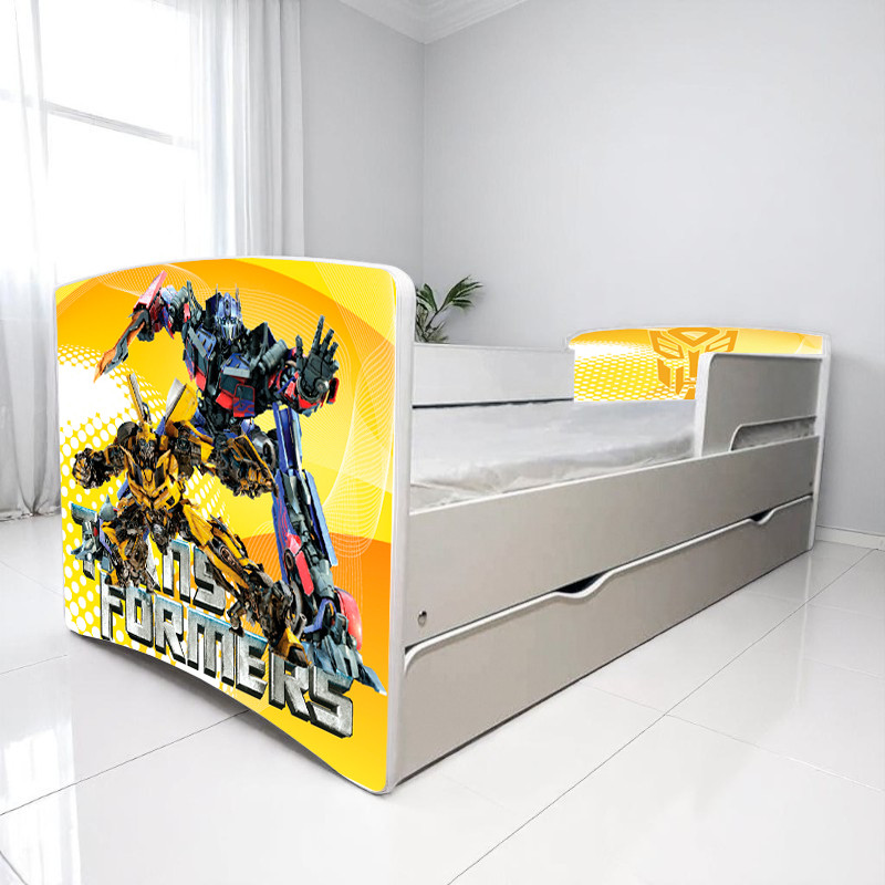 Ліжко Трансформери для хлопчика, дитячі меблі King Queen, фото 1