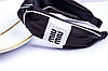 Чорний обруч чалма для волосся, фото 2
