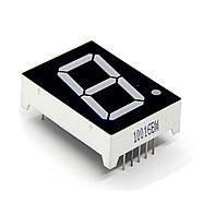 Светодиодный индикатор 1 дюйм 10016BW (белый), семисегментный дисплей для вольтметров и счётчиков, фото 3