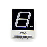 Светодиодный индикатор 1 дюйм 10016BW (белый), семисегментный дисплей для вольтметров и счётчиков, фото 2