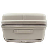 Валіза середня M поліпропілен шампань 68х44х28+5/79л/3.9кг/Airtex 648, фото 6