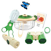 Набір дослідника JLX 6622-4 (24) фігурка скорпіона, компас, бінокль, бокс, кільця, ремінець, щипці, картки, в коробці