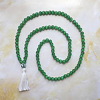 Мала чотки 108 намистин котяче око з намистиною Дзи Черепаха 8 мм вага 75г