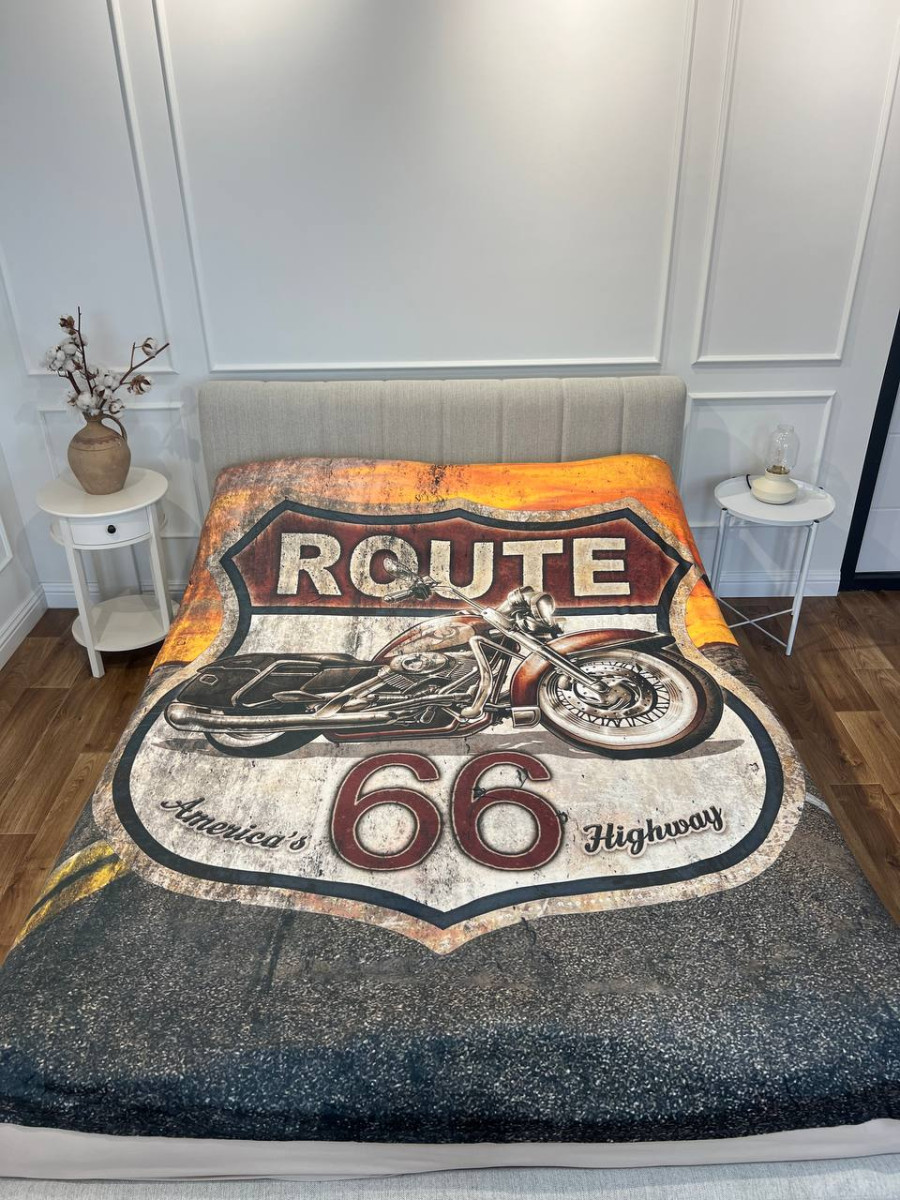 Плед 3D Route 66 20222329_A 10604 160х200 см