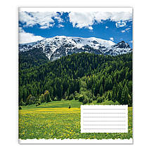 Зошит 12_арк. лінія "Бріск"/ Квіти та гори, фото 2