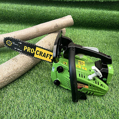 Бензопила Procraft K350S (0.85 кВт, шина 30 см) Легка ланцюгова пила-сучкоріз Прокрафт K350S