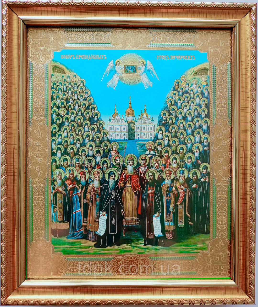 Ікона Собор прп.отців Києво-Печерських 23,5 х 17,5, фото 1