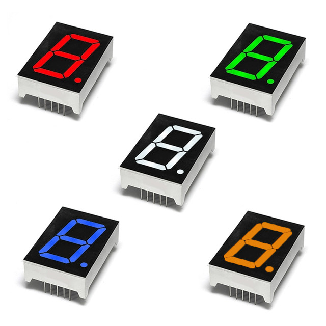 Семисегментный дисплей для вольтметров и счётчиков